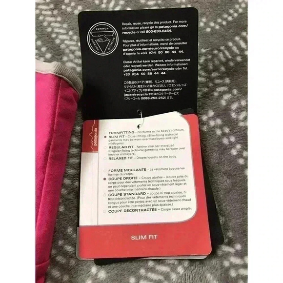 Patagonia Tank Top Shirt Womens Large Pink Balance Racerback Slim Fit Yoga NEW - Picture 7 of 10